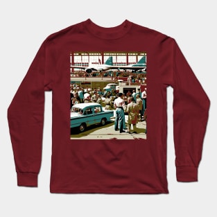 Retro Airport Terminal Long Sleeve T-Shirt